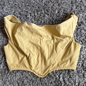 LPA Yellow Women's corset Top